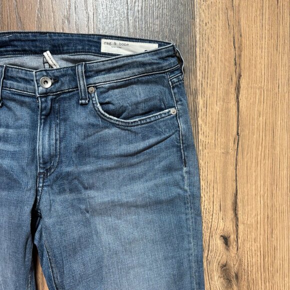 Rag & Bone Dre Low Rise Slim Boyfriend Jeans Women's Size 27 in Star City NWT! - Picture 3 of 8